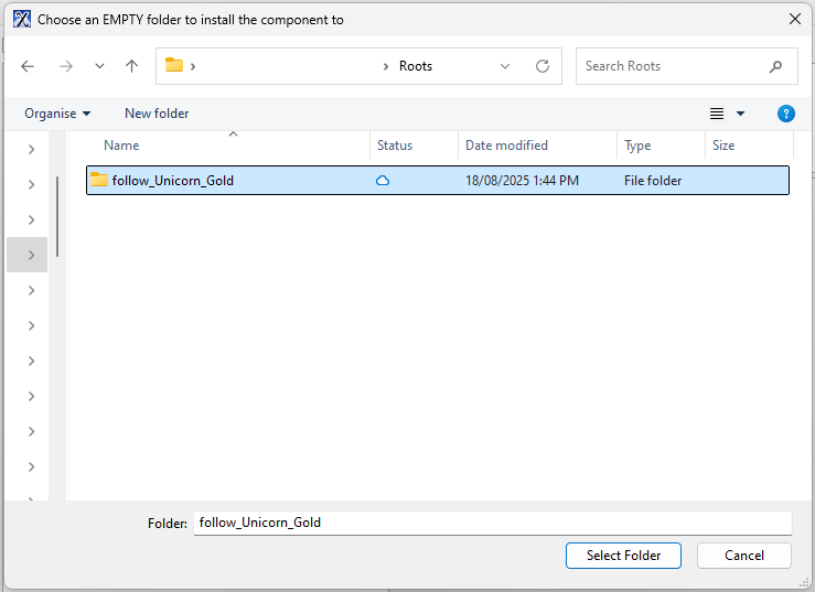mXsync Seguir Carpeta