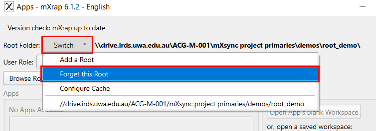 Forget_Selected_Root_mXrap