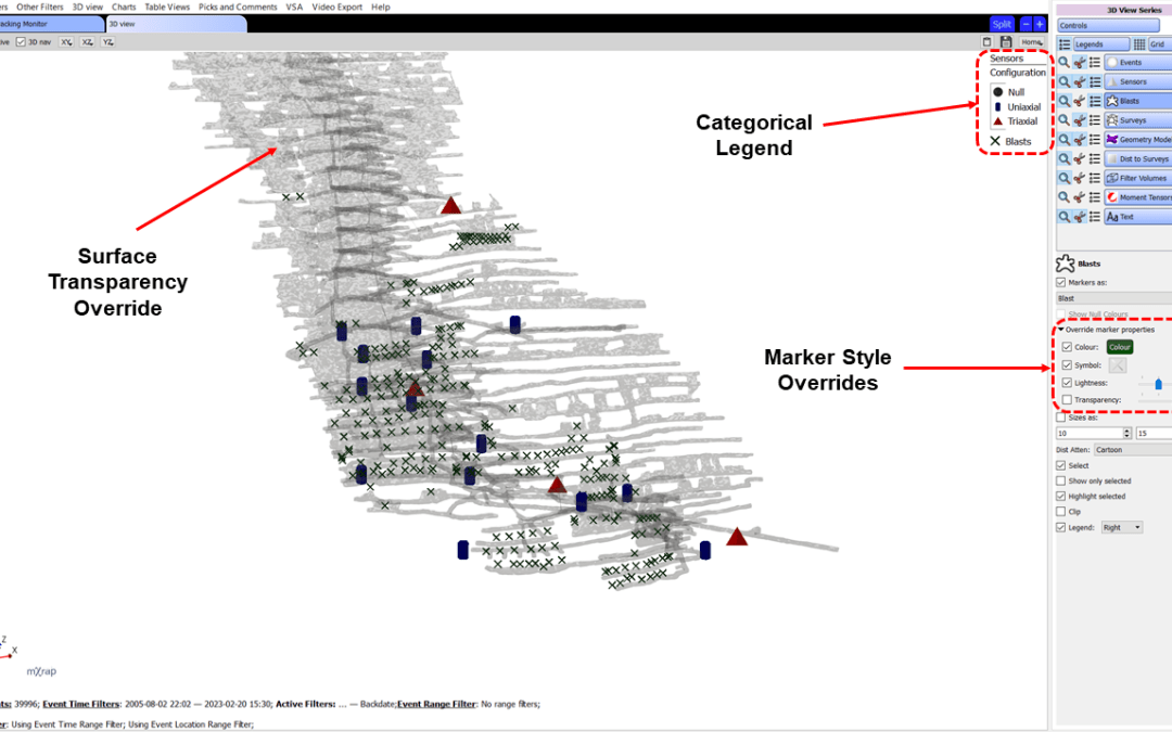 Marker style customisation options